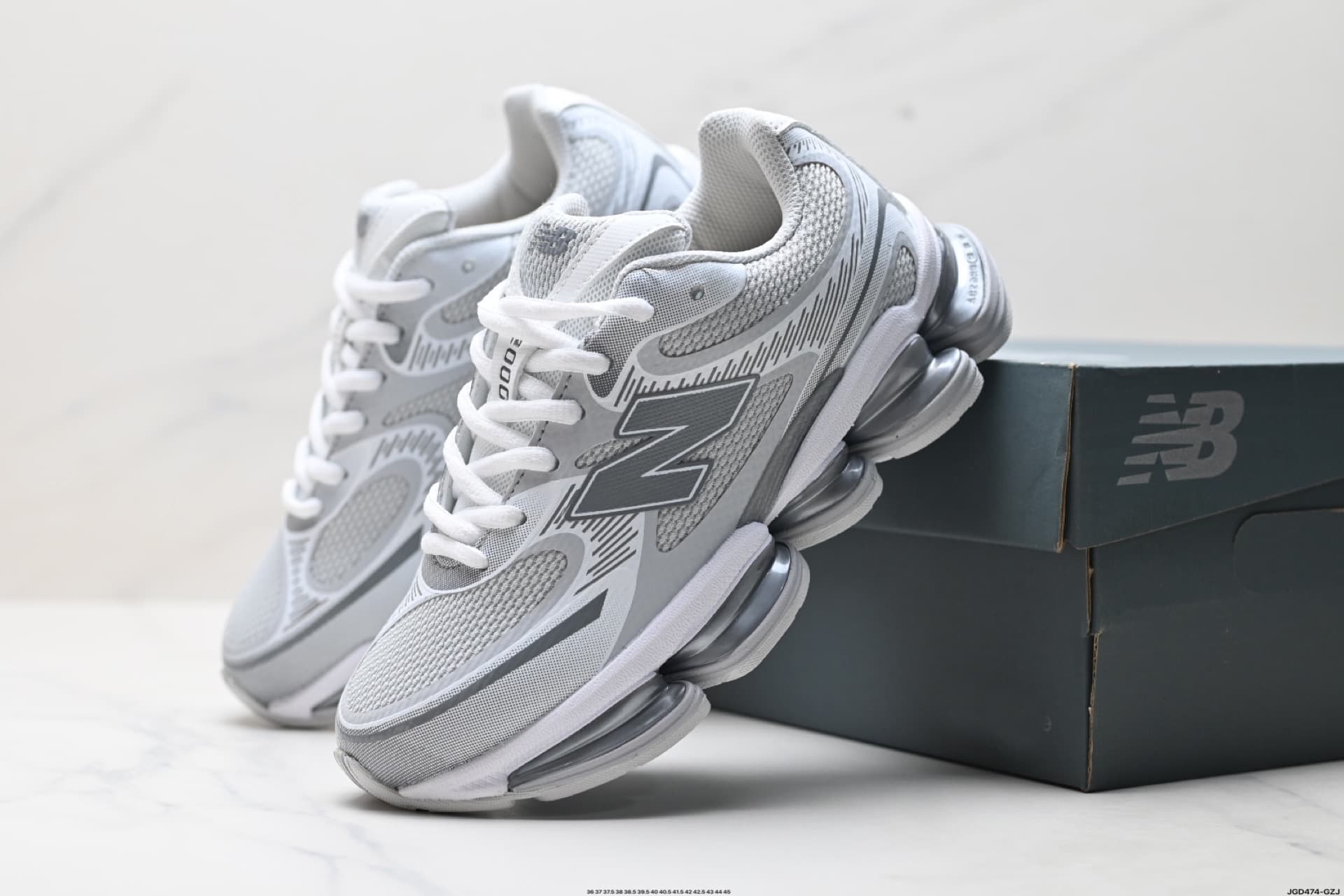Chaussures de sport basses et décontractées Putian Original Box NB 2000 unisexes, résistantes à l'usure