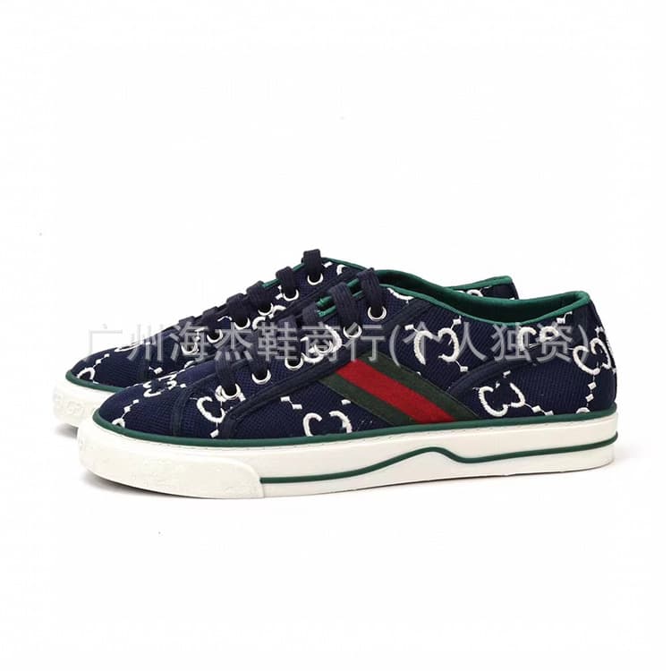 G Home Low Top Canva pour femmes, printemps, broderie classique Old Flower, baskets unisexes à lacets pour couples
