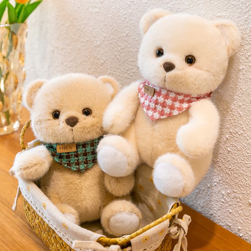 Toy Cute Teddy Bear High-end 8-inch Bear Doll Wedding Throwing A Pair of Dolls Boys and Girls Birthday Gift Doll