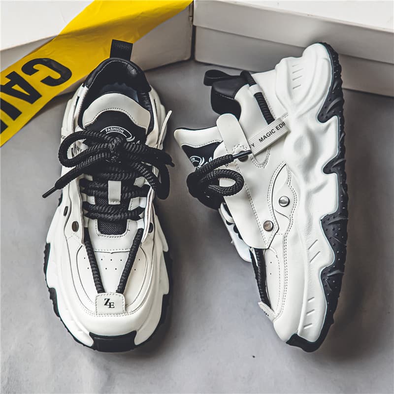 New winter youth niche retro increase leisure sports with Daddy tide shoes