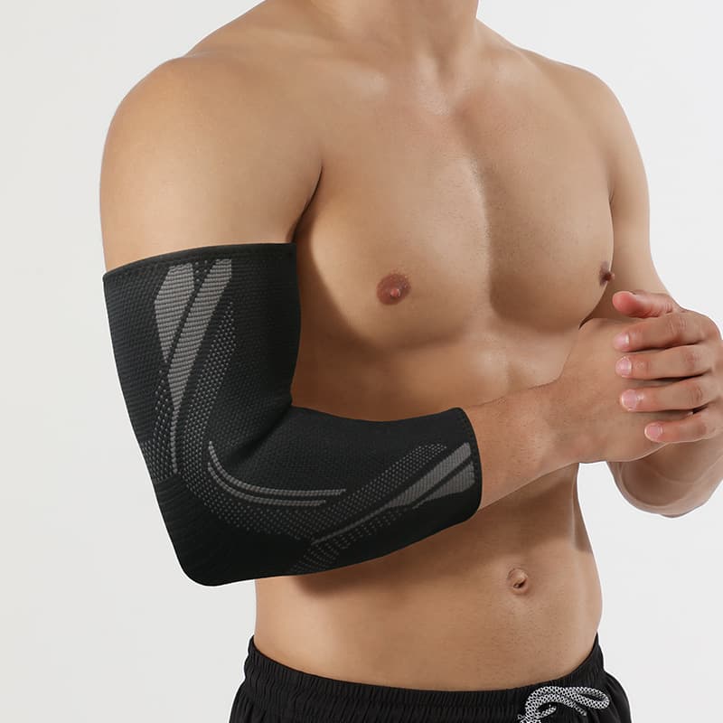 Knitted Elbow Guard Joint Protection Fitness Warm Sports Elbow Guard Men And Women Basketball Non Slip Breathable Sweat Wicking Arm Guard
