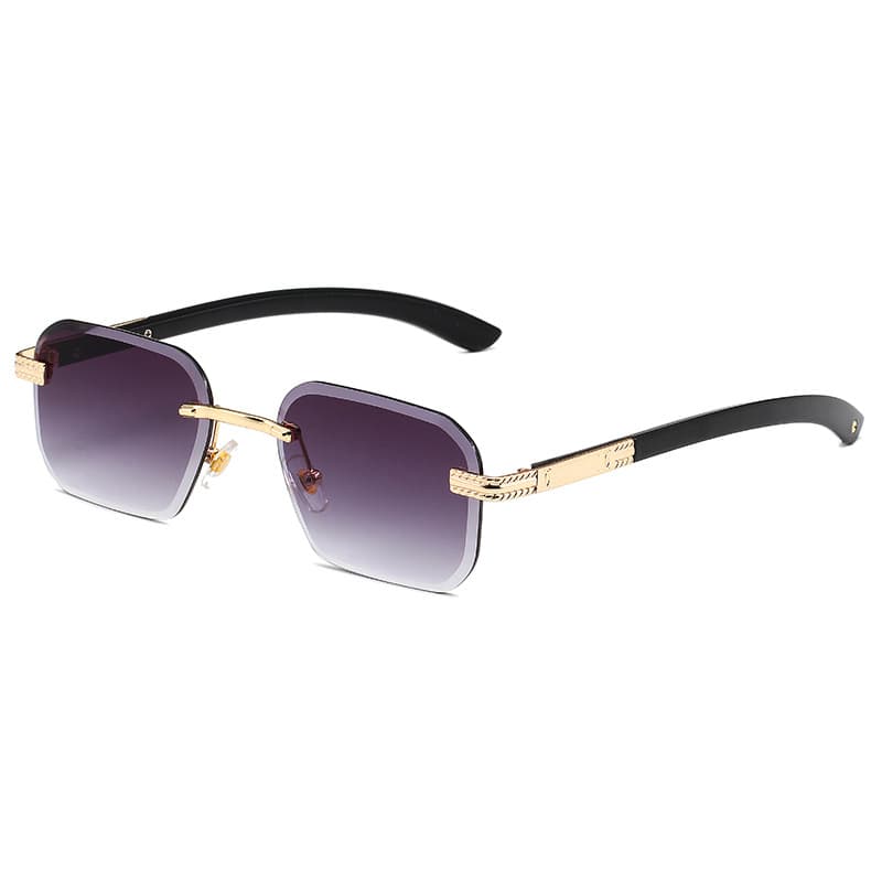 Men's Sunglasses New Trimmed Frameless Sunglasses For Men, Square Small Frame, Popular Women's Fashionable And Simple Sunglasses With High End Feel