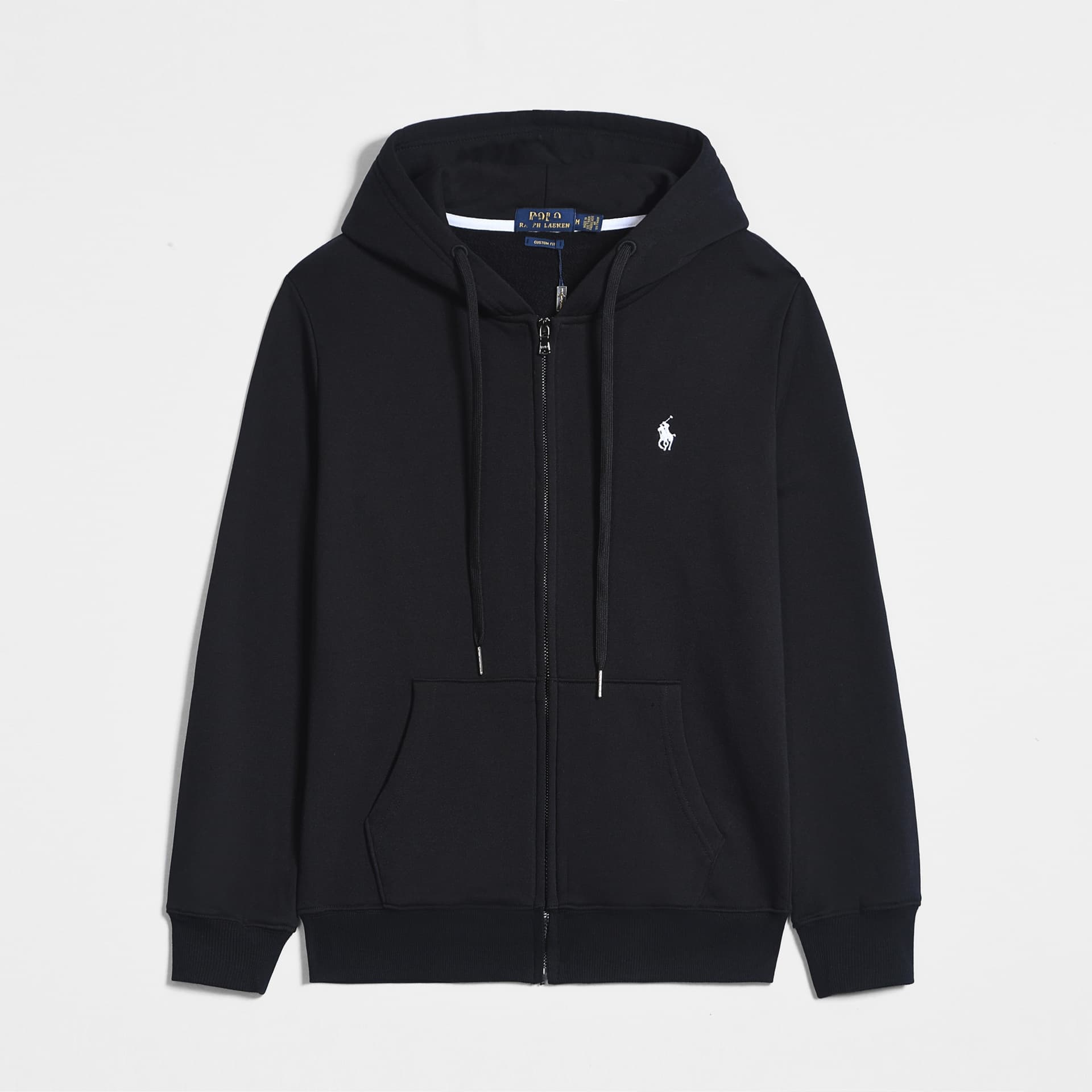 Sweat à capuche décontracté avec cordon de serrage brodé automne/hiver