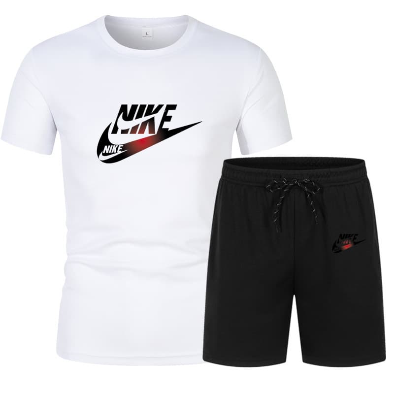 2023 été hommes ensemble imprimé à manches courtes T-shirt décontracté sport Jogging Shorts ensemble mode rue mode marque vêtements