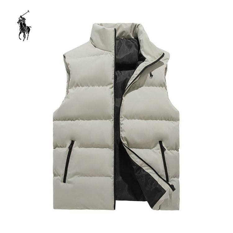 Gilet tendance pour homme, nouveau style automne/hiver, épais, chaud et coupe-vent