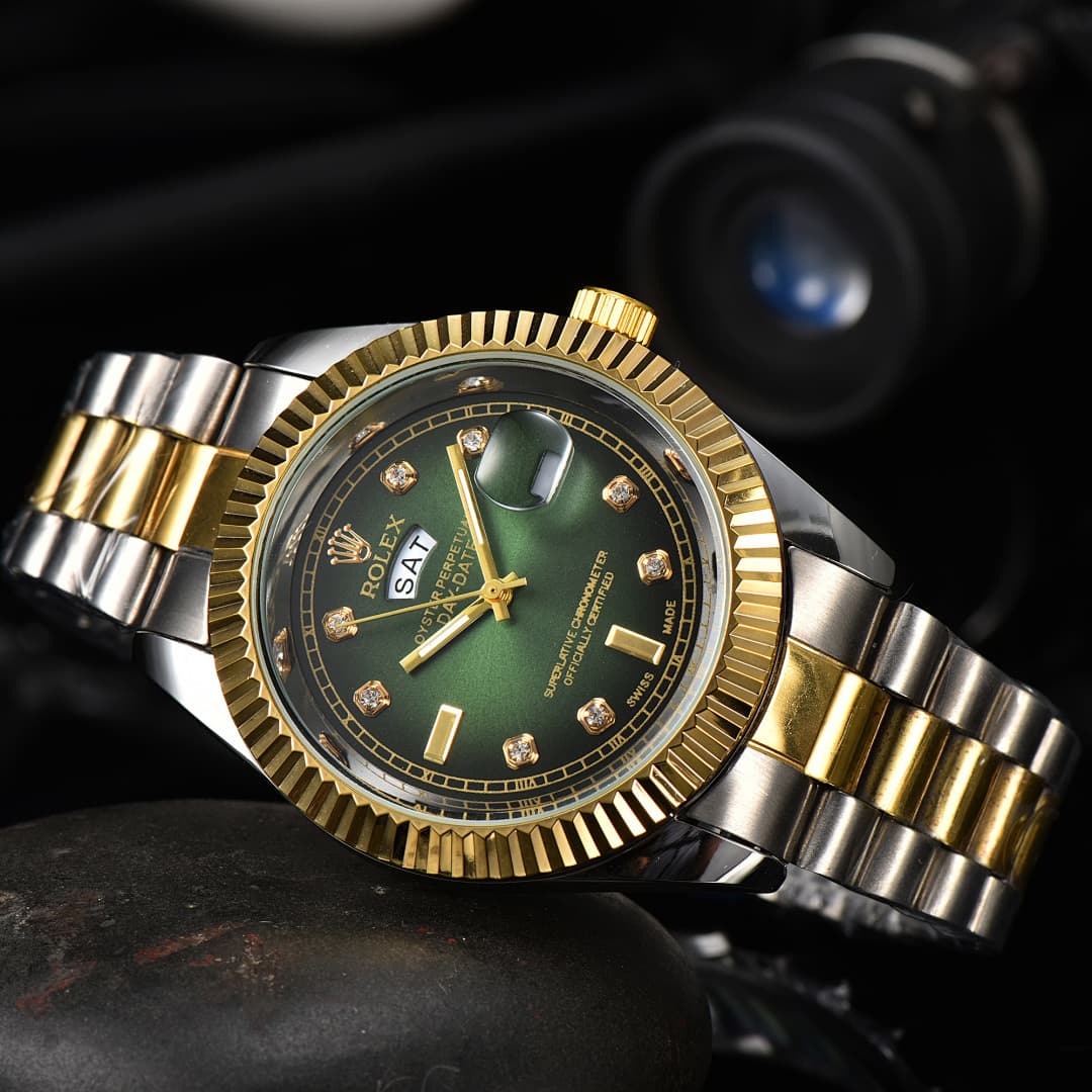 Montre classique à double calendrier pour affaires : une montre de luxe élégante et abordable