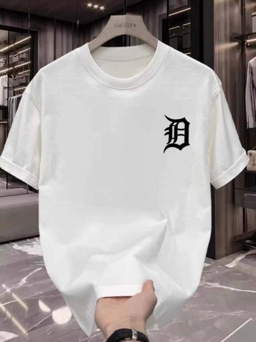2025 summer loose men and women pullover 100% cotton short sleeve T-shirt