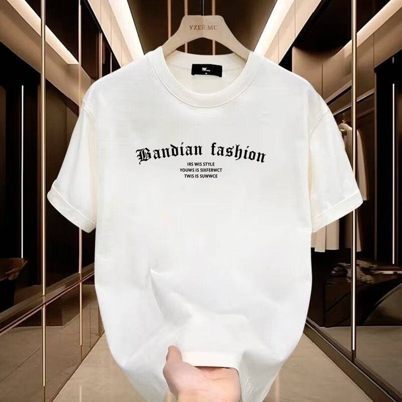 2025 Summer Loose Men And Women Pullover 100% Cotton Short Sleeve T-shirt