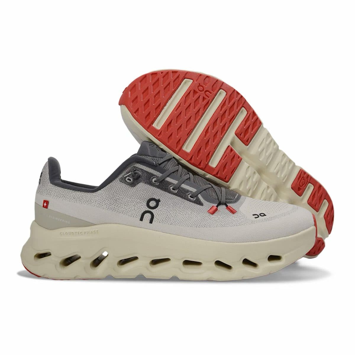 Chaussures de sport légères Cloud-Tech, semelle amortissante creuse, mesh respirant, lacets, modèle unisexe