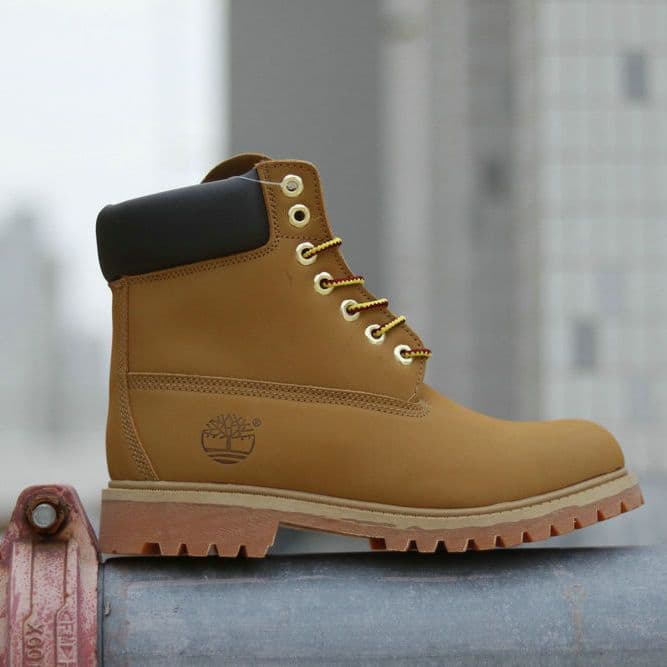 Martin Student, version coréenne, chaussures d'hiver hautes à semelles épaisses, grandes chaussures de travail jaunes et chaudes pour la neige B,