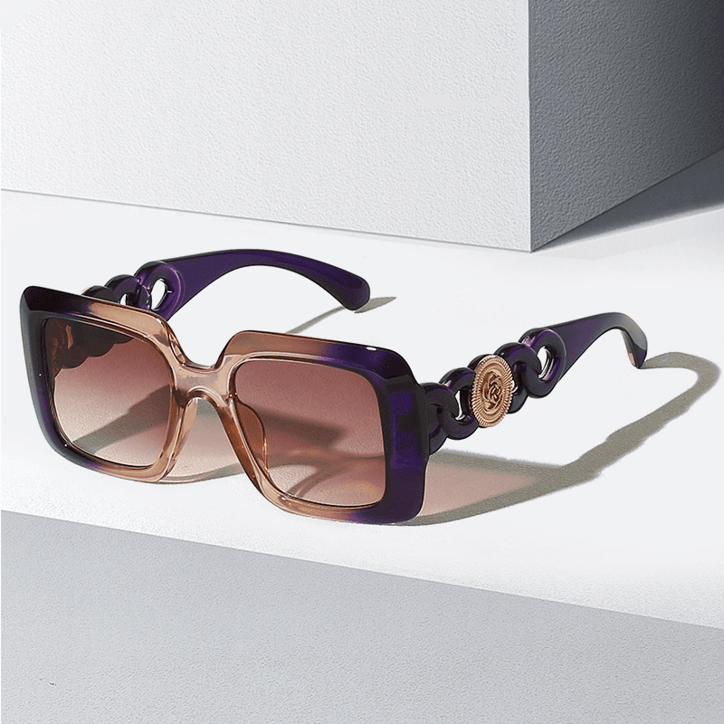VOOTHOST New Fashion Brand Designer Oversized Square Sunglasses Women Men Shield Big Frame Cool Ins Sun Glasses For