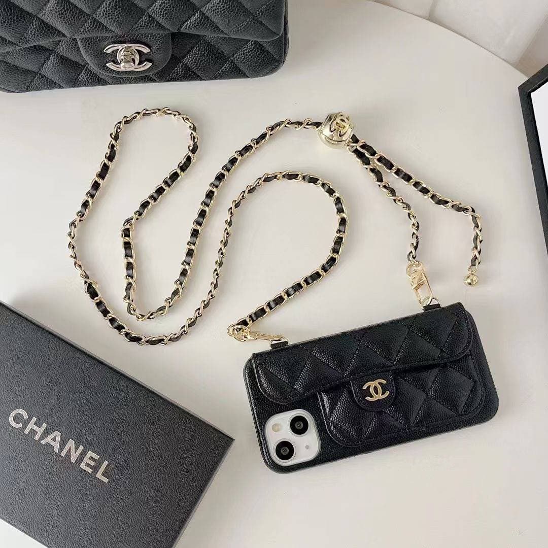 【Marque de luxe】Nouvelle coque style caviar compatible avec iPhone 16 Pro Max, iPhone 16/15/14/13
