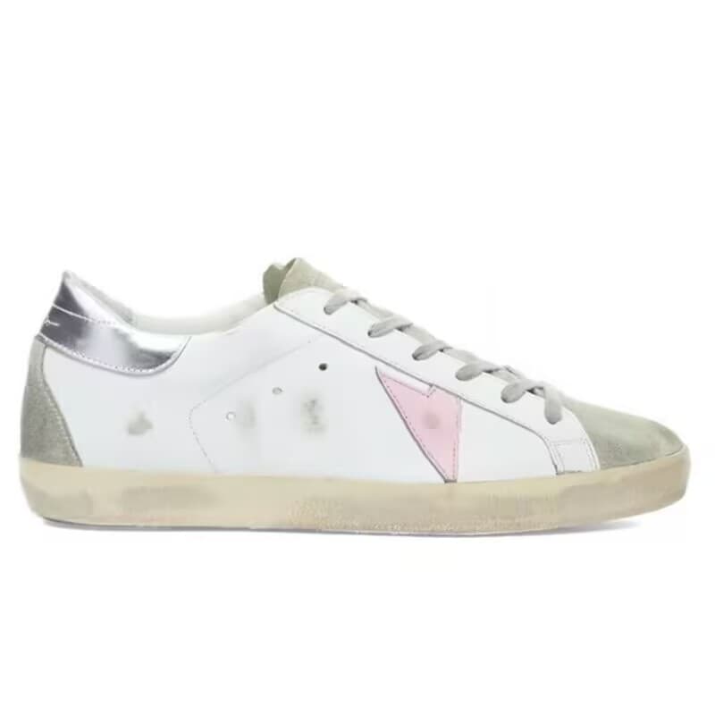Baskets plates unisexes blanches en cuir véritable, style coréen, chaussures décontractées et confortables