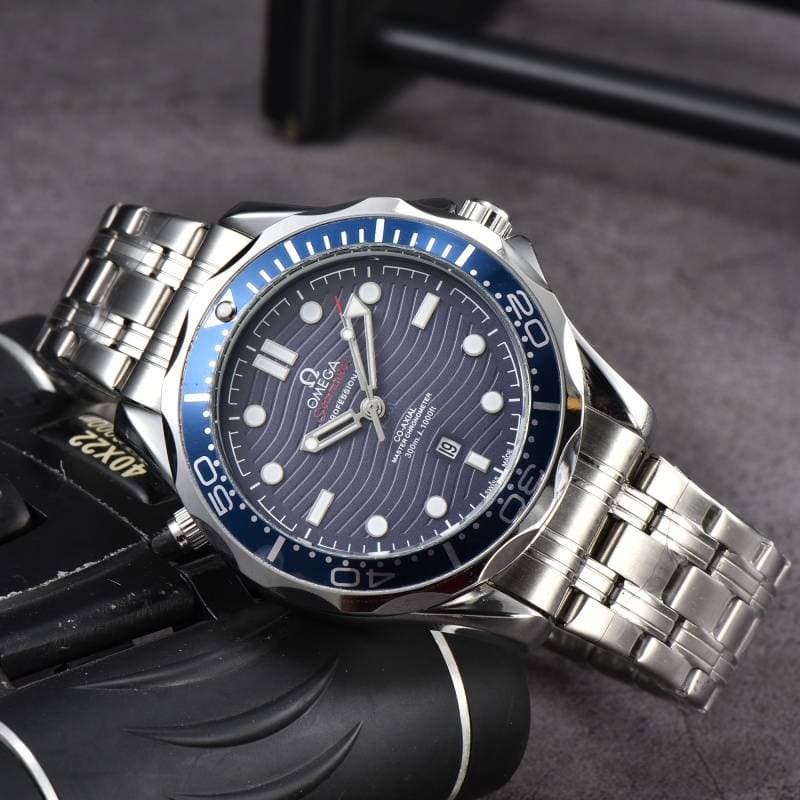 Montres pour hommes SEAMASTER, style business, élégance, métal, style rétro, quartz