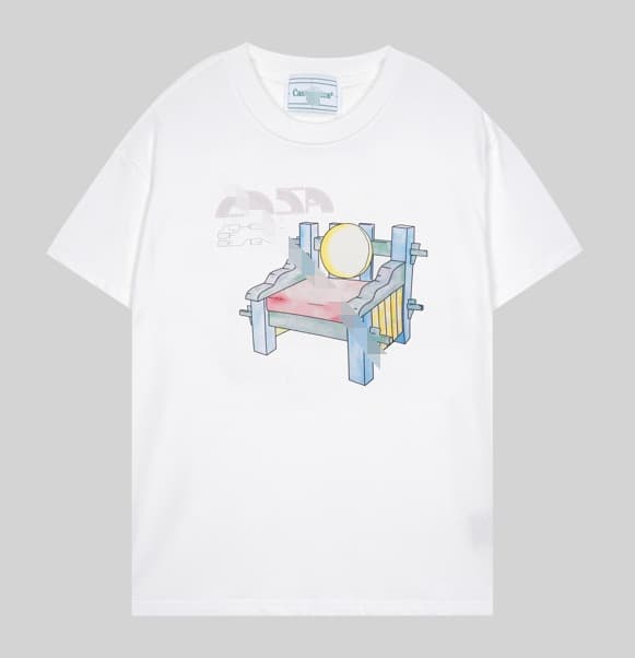 Été 2025 100 % coton manches courtes marque originale créateur nouveau style