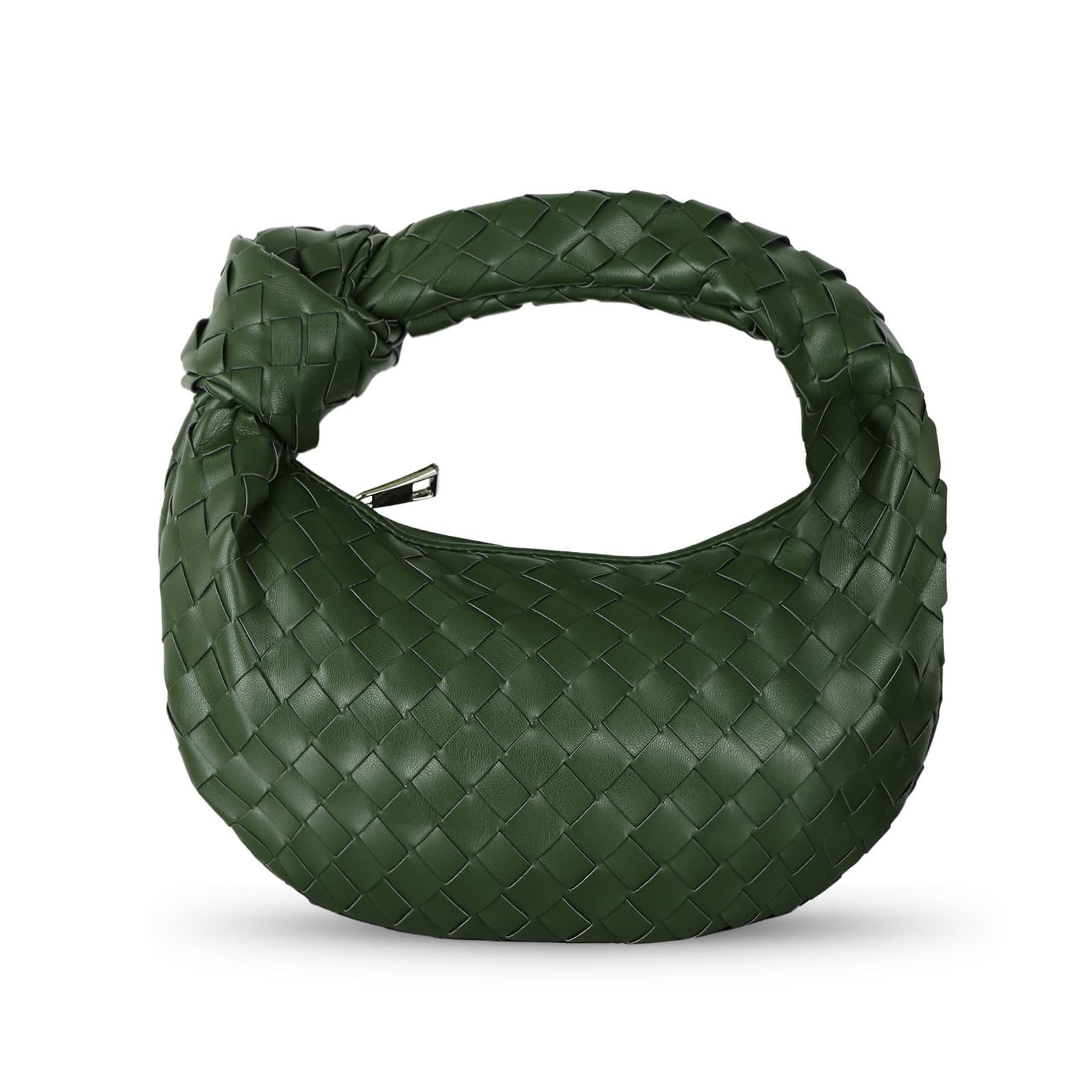 Sac à main tissé, petit pain rond en forme de nuage