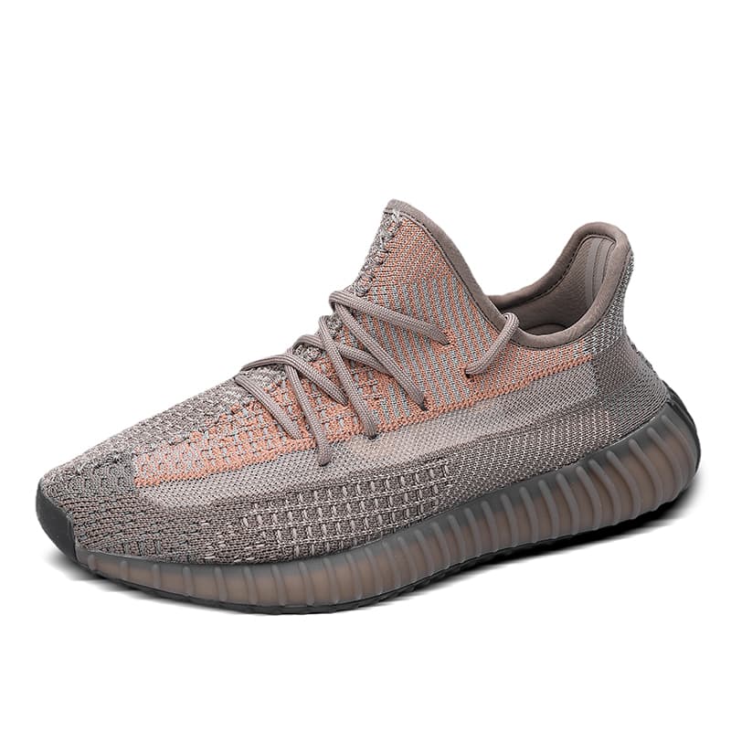 Chaussures de couple pour hommes 350 véritables semelles en pop-corn, chaussures de sport légères, chaussures de course décontractées et souples