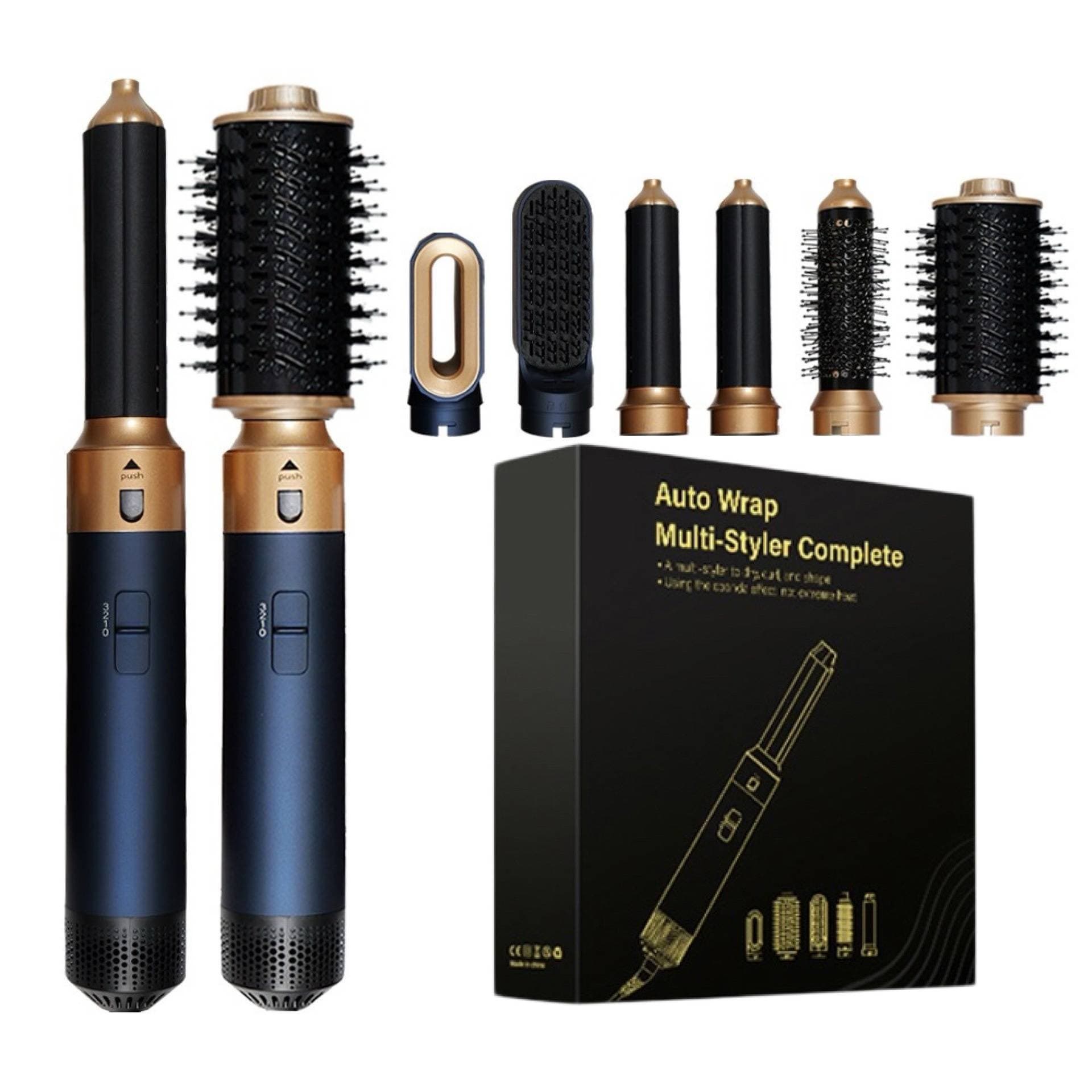 Six in one curling iron hot air comb multi function hair dryer automatic curling iron six in one hair styling tool