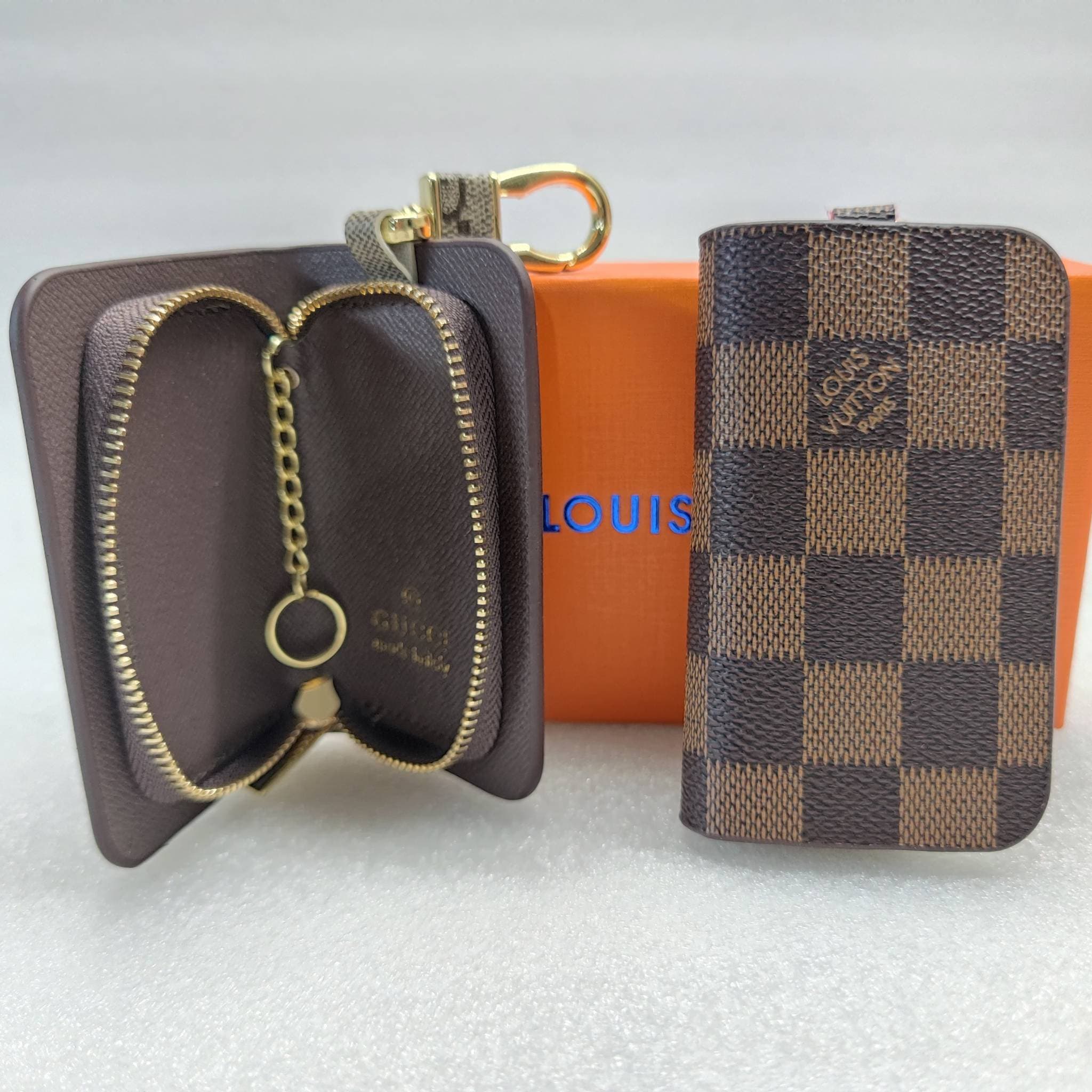 Sac à fermeture éclair unisexe simple pour clé de voiture, protection à la taille, mini porte-clés tendance