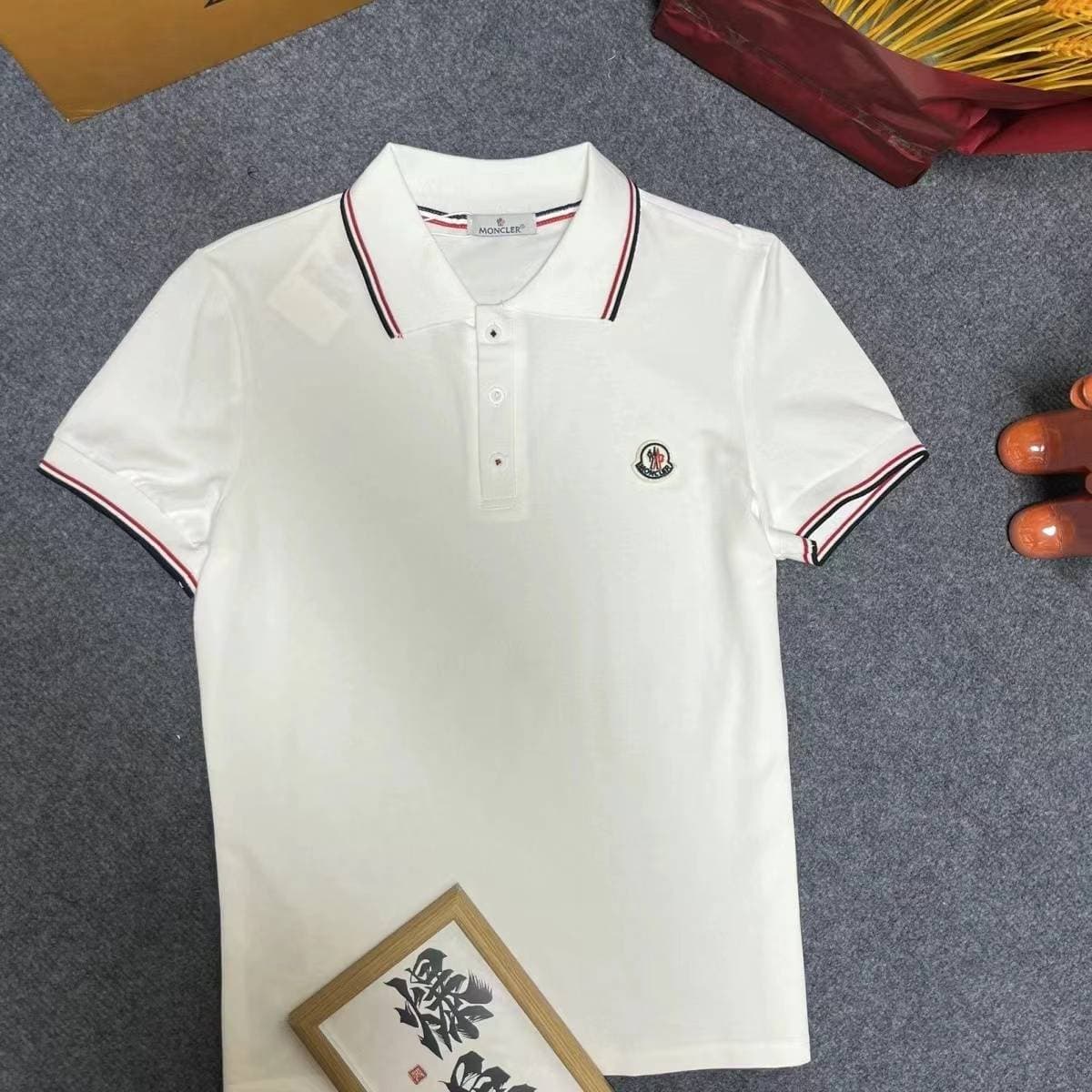 T-shirt polo tendance à manches courtes, polyvalent et respirant, 100 % pur coton, tendance 2025