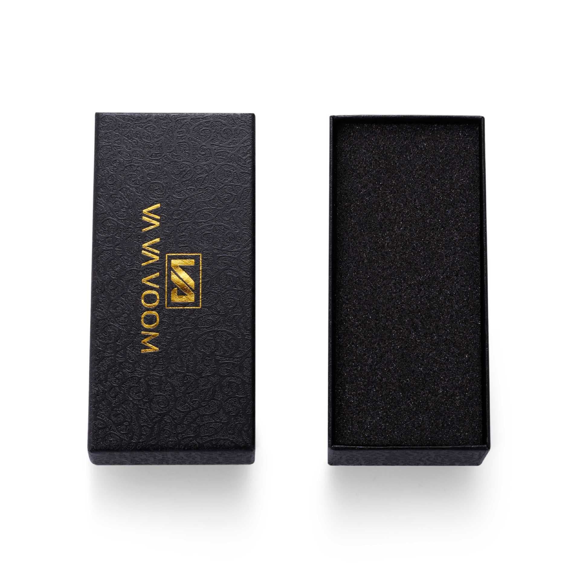 VA VA VOOM Brand Jewelry Watch Box Cardboard Box Rectangular Crocodile Pattern Hot Stamping Logo