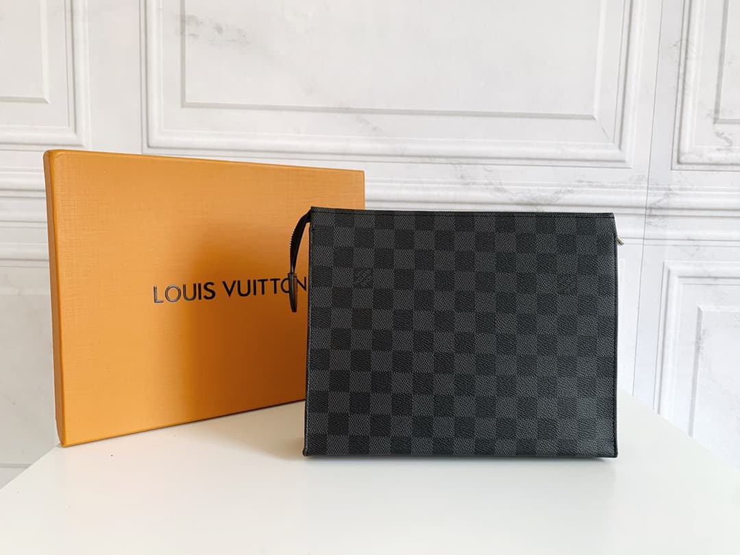 Nouvelle pochette décontractée pour hommes à carreaux bracelet fichier sac Simple mode atmosphère pochette