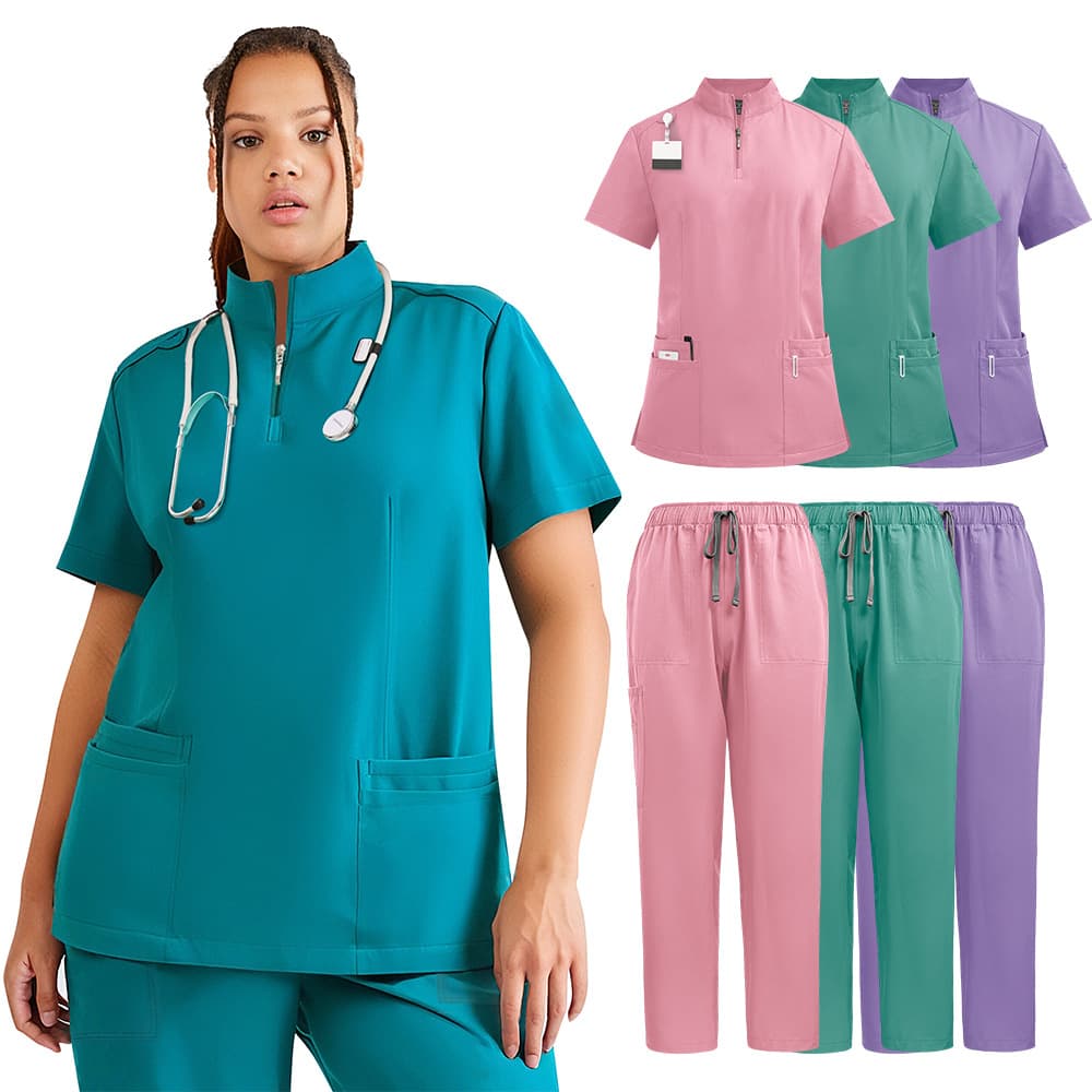 Men And Women's Dental Clinic Uniforms Nurse Uniforms Hand Washing Clothes Operating Room Clothes Isolation Clothes Short Sleeve Trousers Suits