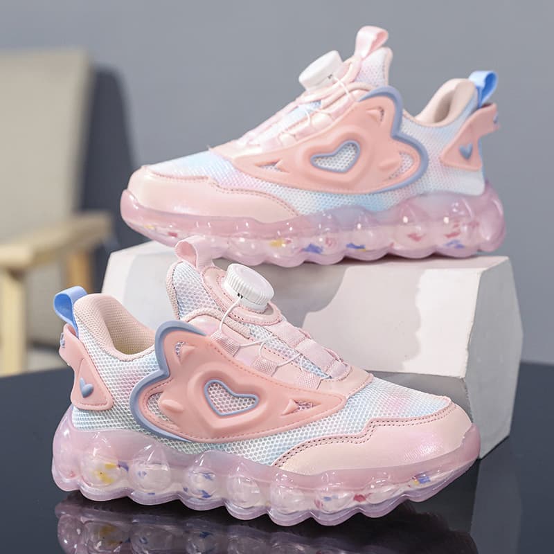 Mother Kids Net Sports Shoes Shoes New Large Daddy Breathable Girl Children's Sports Shoes Men And Women Spring And Autumn Girls Sports
