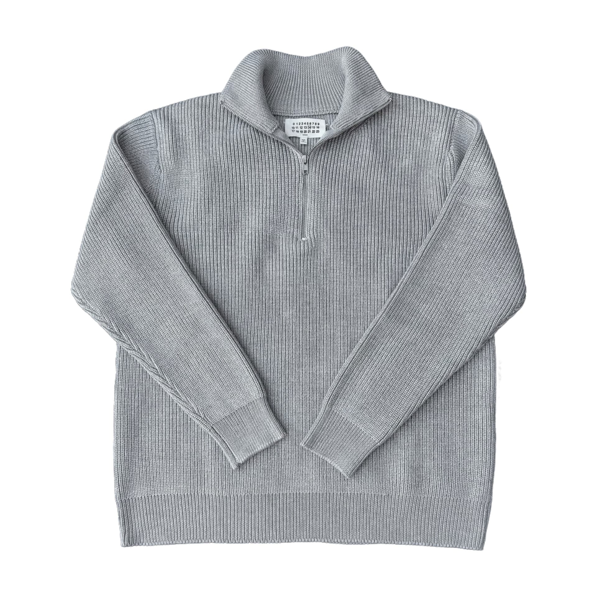 Pull unisexe à col roulé zippé aux quatre coins, cardigan en maille de coton mélangée, coupe ample et décontractée, haut en maille pour homme