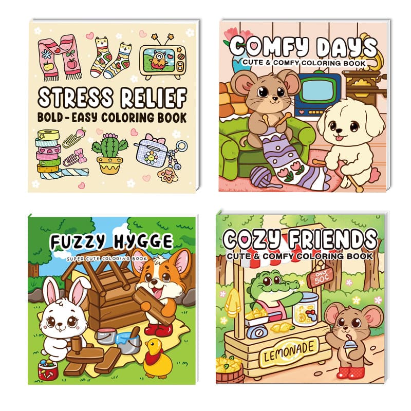 Tutu Fish Kids Coloring Book Set - 18x12cm Sketchpad For Early Education, Doodle & Drawing Practice, Gift For Boys & Girls
