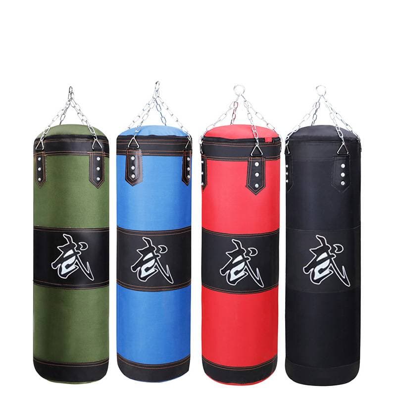 Hanging Punching Bag Set - Lightweight Hollow Training Sandbag For Boxing, MMA, Taekwondo & Fitness (Includes Hooks & Chains)​
