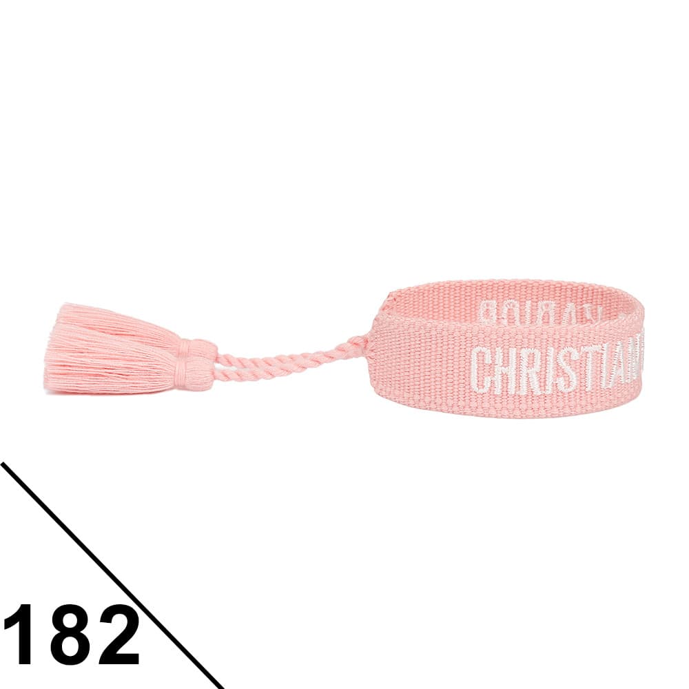Bracelet unisexe tendance avec lettres tressées