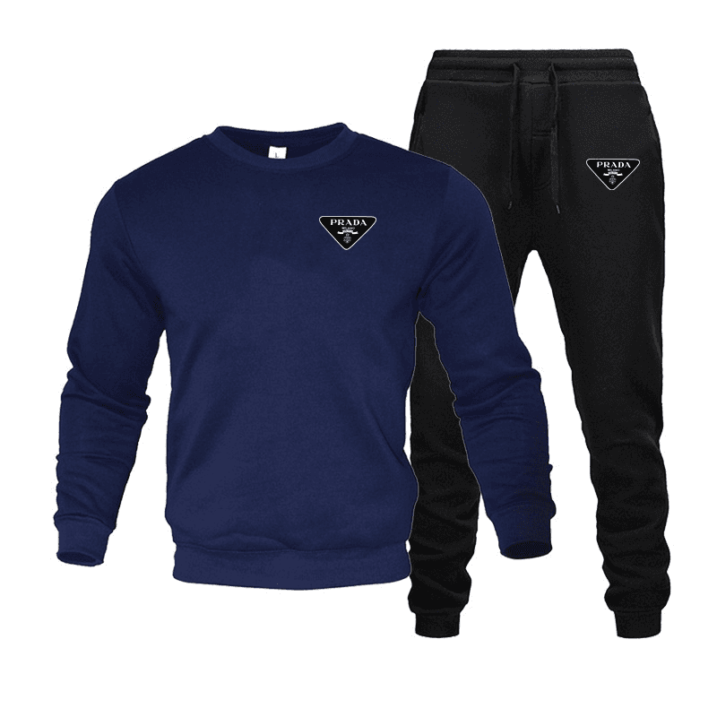 Ensemble de sport unisexe : sweat-shirt à capuche en laine + pantalon long, survêtement à capuche