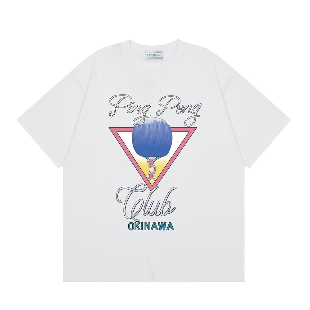 T-shirt ample à manches courtes pour hommes et femmes, imprimé printemps et été
