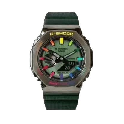 Série GM-2100, multifonction, étanche et antichoc, ruban octogonal en métal, quartz neutre électronique