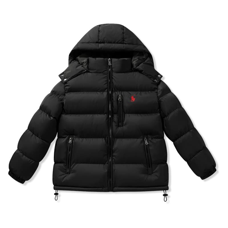 2605 # Veste matelassée chaude, épaisse et décontractée pour enfants, idéale pour l'automne et l'hiver