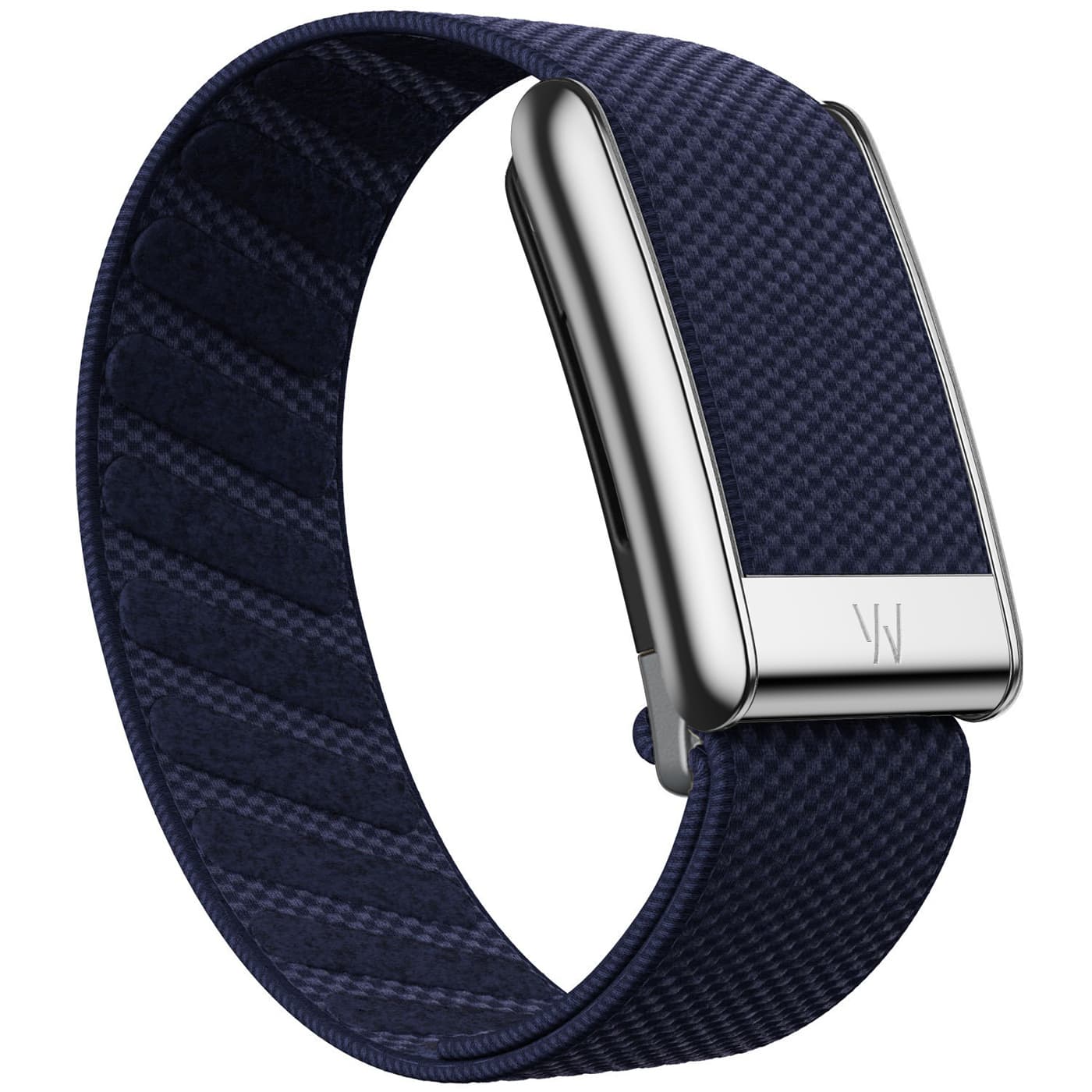 Suitable For Whoop 5.0PEAK/LIFE Wristband Elastic Band Sports Nylon Strap MG Bright Silver U-shaped Metal Frame With