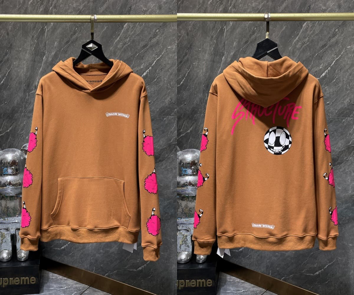 Sweat à capuche Chrome Hearts Cross, version correcte 25ss, polyvalent et tendance, vente en gros