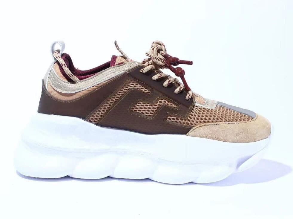 Chaussures de sport décontractées, chaîne de commerce extérieur transfrontalier, station européenne, chaussures de papa rétro, semelle épaisse