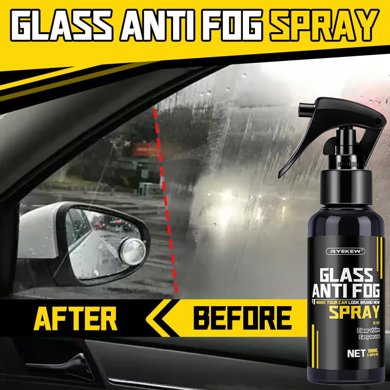 Ryekew Long-lasting Spray, Suitable For Car Glass And Helmets, Windshield Anti-fog Spray