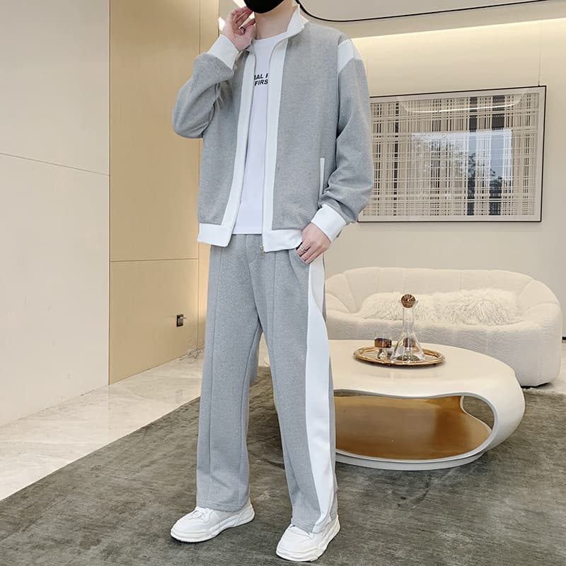 Men's Spring Sportswear Set - Long Sleeve Hoodie & Jogger Pants, Comfortable Jacket Outfit, Casual Athletic Wear For Men​