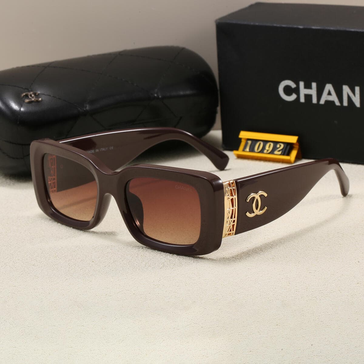 Lunettes de soleil C Hanel, nouvelles lunettes de soleil tendance, lunettes de soleil décontractées pour couples, résistantes aux rayons UV et aux