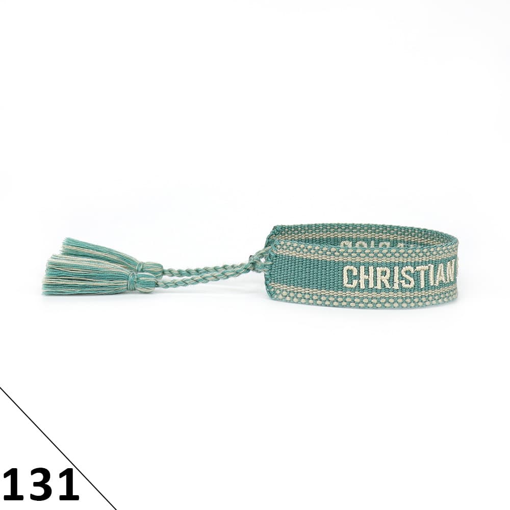 Bracelet unisexe tendance avec lettres tressées