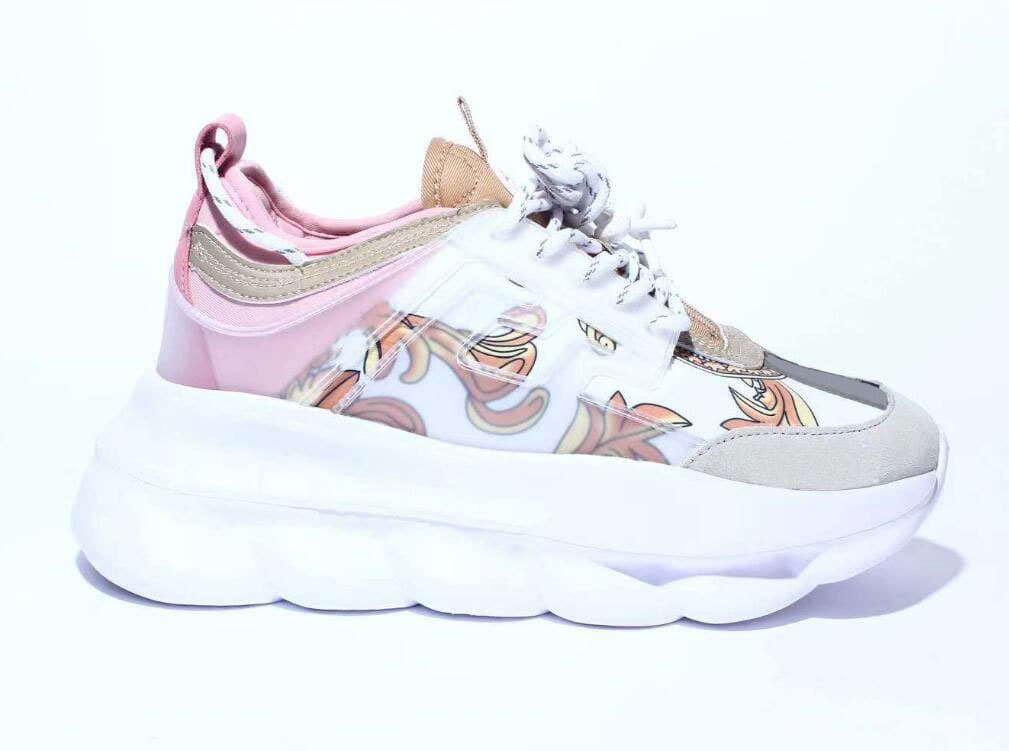 Chaussures de sport décontractées, chaîne de commerce extérieur transfrontalier, station européenne, chaussures de papa rétro, semelle épaisse
