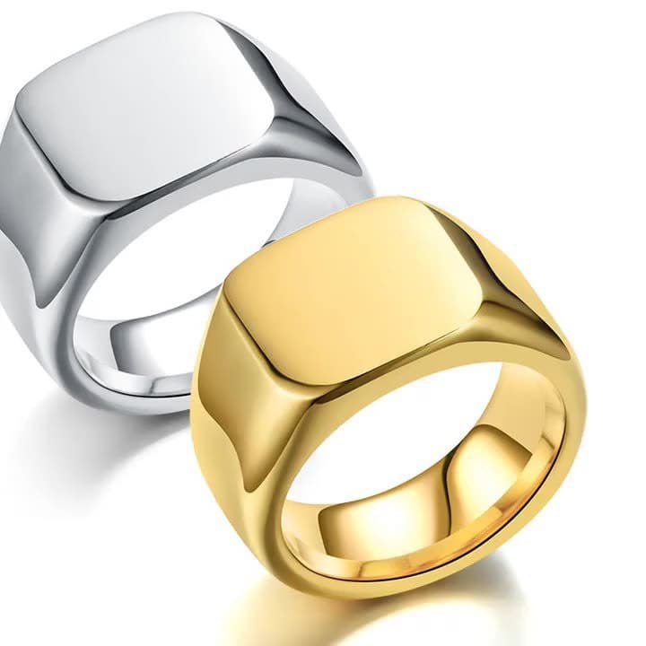 Accessories Personality Titanium Men Stainless Steel Plain Ring