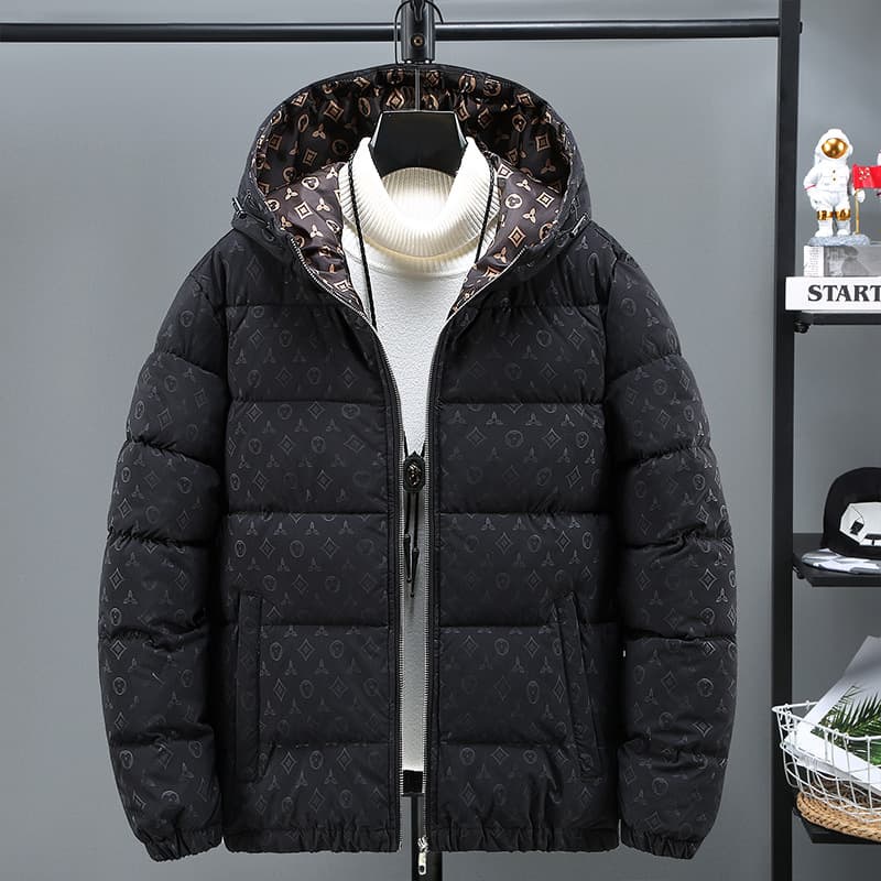 Men's Clothing New Style, Handsome Short Cotton Padded Jacket, Korean Style, Slim Fit, Trendy Down Cotton Padded Jacket, Men's Clothing