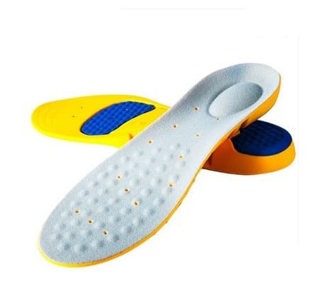 Two-color PU Breathable sports insole Shock absorbent deodorant high elastic insole