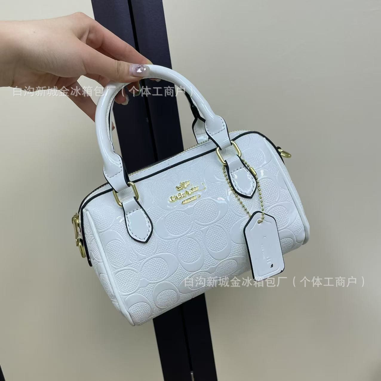 Sac à main Boston cylindrique à bandoulière simple, bloc de couleurs, tendance, pour femme, nouveauté 2025