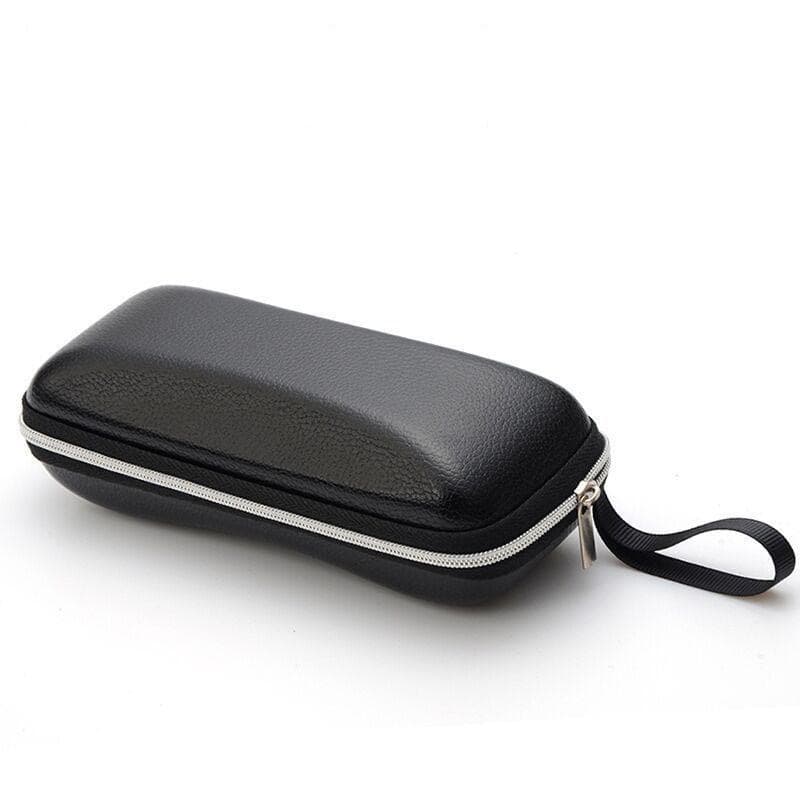 Large Sunglasses Case Korean Style Portable Hard Material Sports Sunglasses Storage With Zipper Fresh Simple Design For Men's Glasses