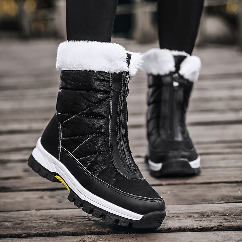 Women's New Casual And Fashionable Umbrella Cloth With Thick Velvet And Warm Snow Boots